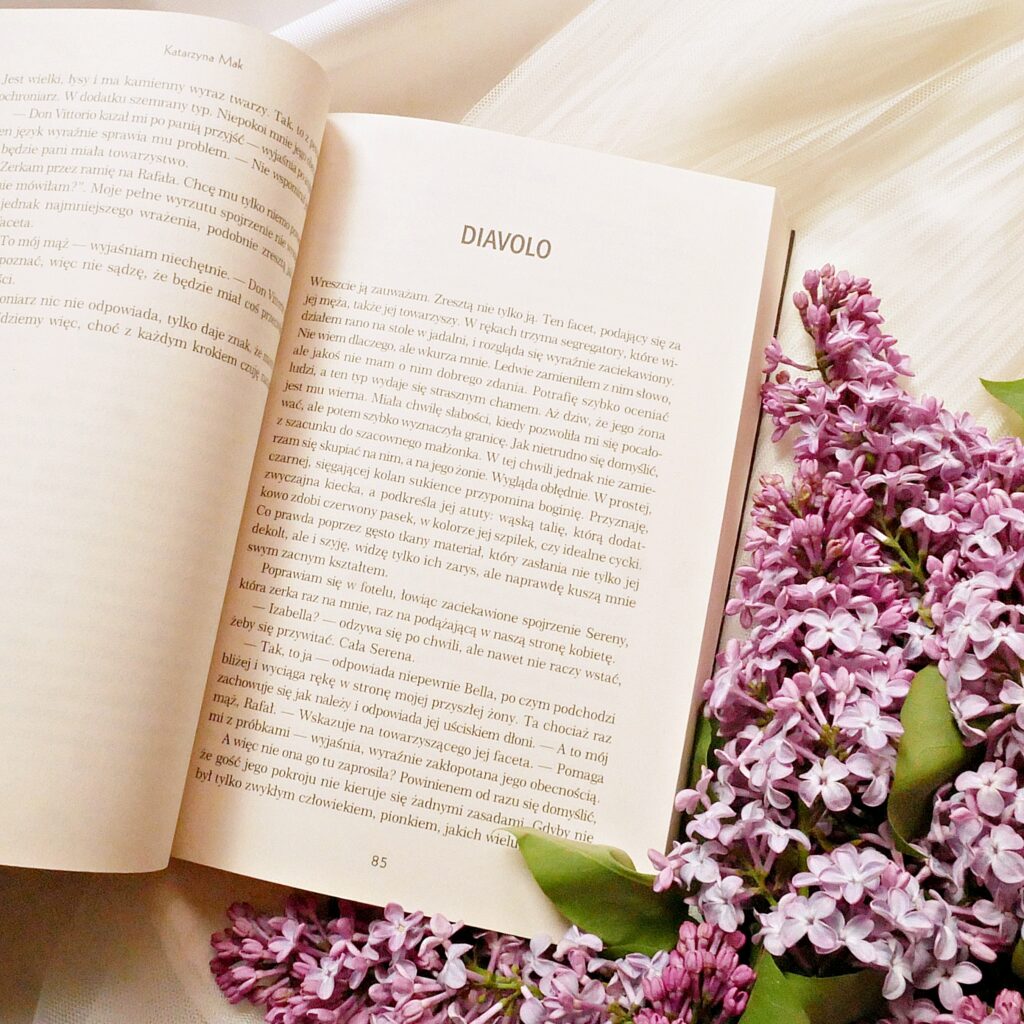 Wnętrze książki „Boski Diavolo” - Rozdział Diavolo Rozdział Diavolo w książce „Boski Diavolo” Katarzyny Mak